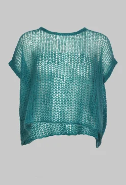 Loose Knit Vest in Lotus