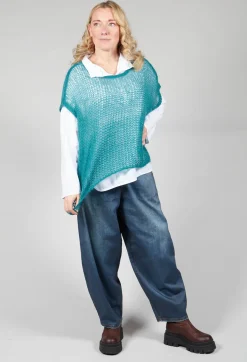 Loose Knit Vest in Lotus
