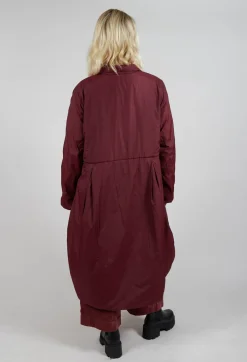 Loose Overcoat in Intense Rust