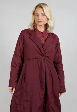 Loose Overcoat in Intense Rust