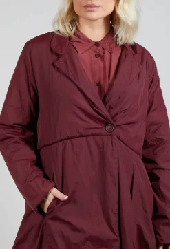 Loose Overcoat in Intense Rust