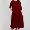 Lotus Dress in Fusia