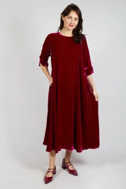 Lotus Dress in Fusia
