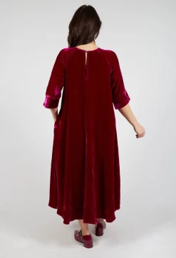 Lotus Dress in Fusia