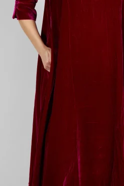 Lotus Dress in Fusia