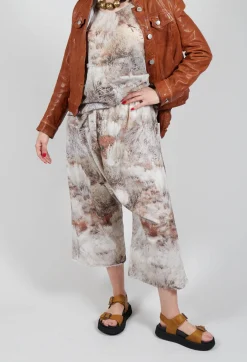 Low Crotch Pull on Trousers in Steppe Bronze