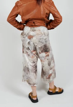Low Crotch Pull on Trousers in Steppe Bronze