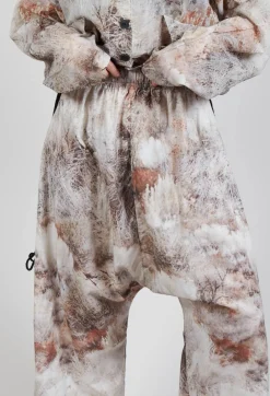 Low Crotch Pull on Trousers in Steppe Bronze