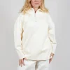 Lucia Jersey Jumper in Latte