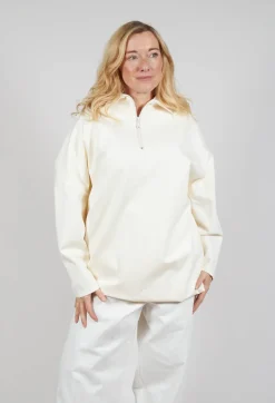 Lucia Jersey Jumper in Latte