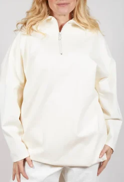 Lucia Jersey Jumper in Latte
