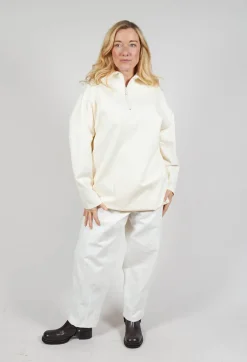 Lucia Jersey Jumper in Latte