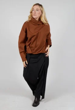 Lucia Jumper in Cuoio