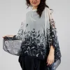 Lucid Scarf in Floral Navy