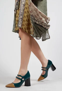 Lumila Heels in Dali Bronce
