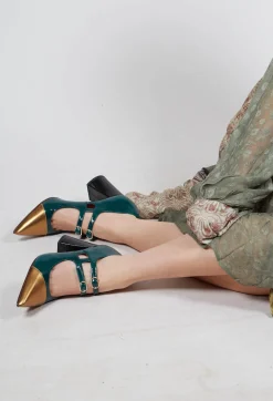 Lumila Heels in Dali Bronce