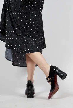 Lumila Heels in Sucre Granate