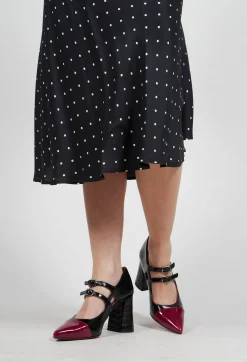 Lumila Heels in Sucre Granate