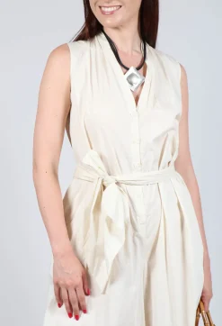Luna P Jumpsuit In Latte