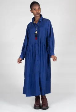 Lupine Dress in Indigo