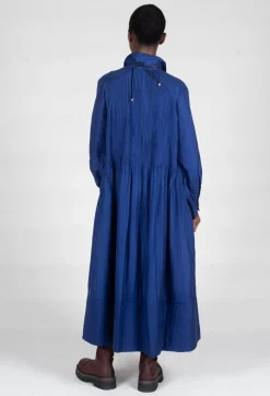 Lupine Dress in Indigo