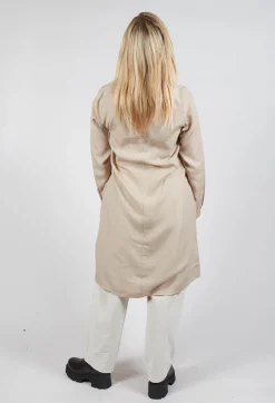 Lyocell Cowl Neck Dress in Sahara