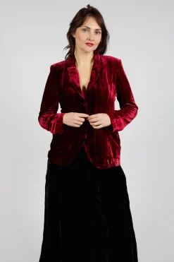 Maika Jacket in Tiedye Red