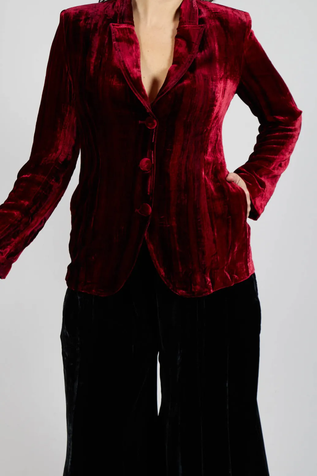 Maika Jacket in Tiedye Red