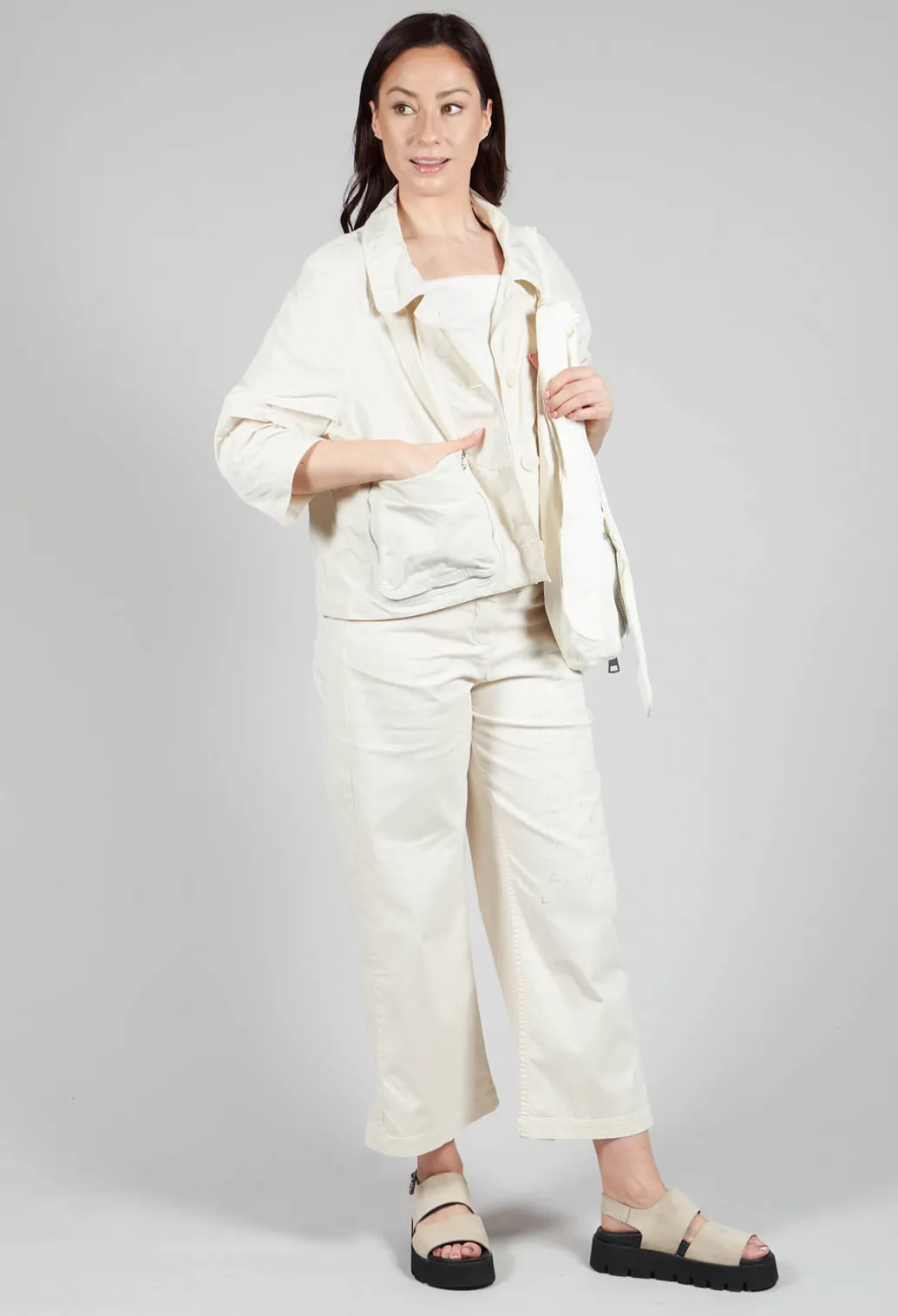 Main Jacket In Off White