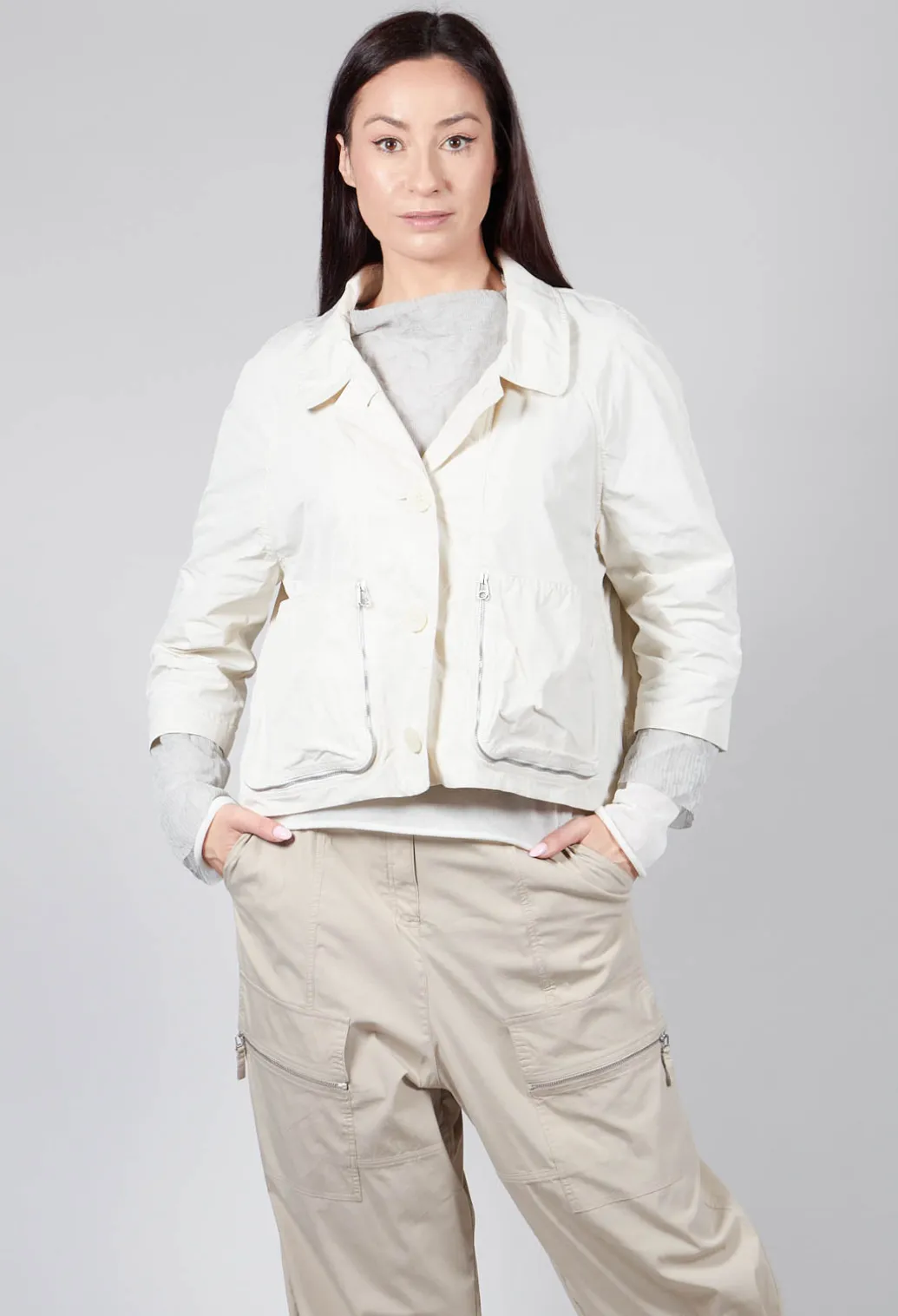 Main Jacket In Off White
