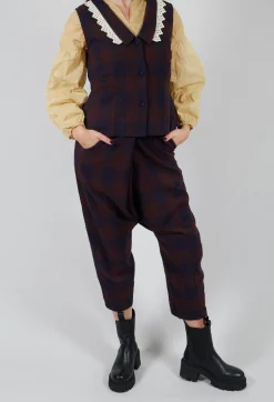 Majvi Trousers in Check