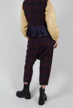 Majvi Trousers in Check