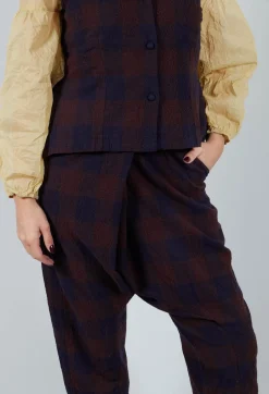Majvi Trousers in Check