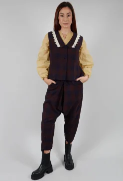 Majvi Trousers in Check