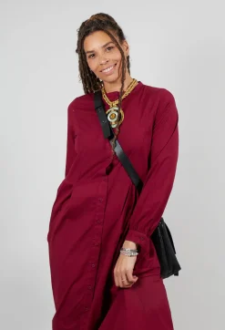 Maleha Dress in Scarlet