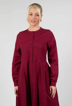 Maleha Dress in Scarlet
