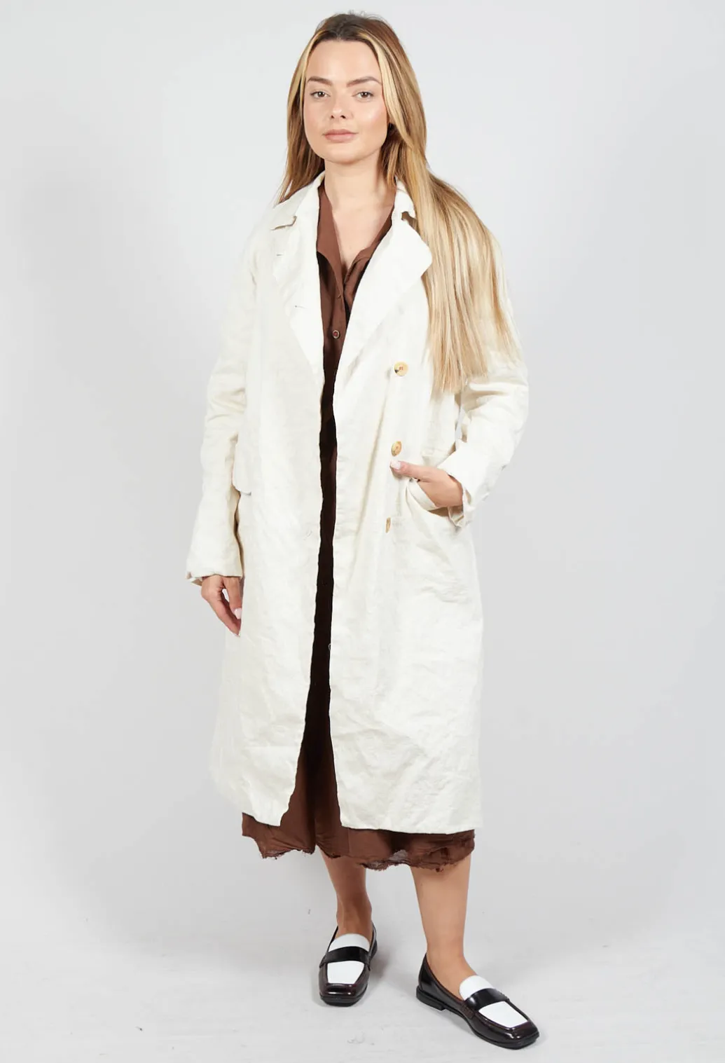 Mallory Coat in Natural