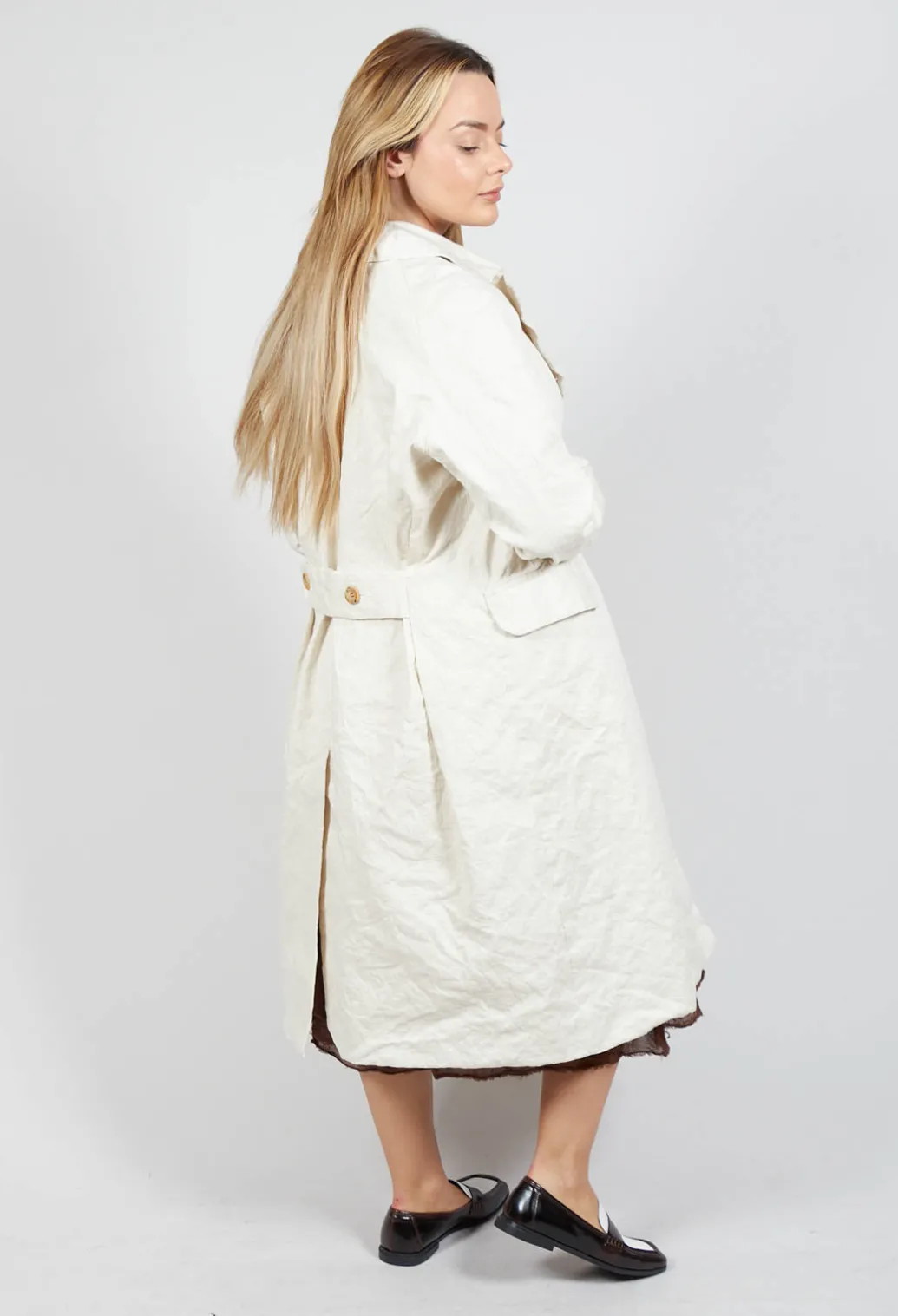 Mallory Coat in Natural