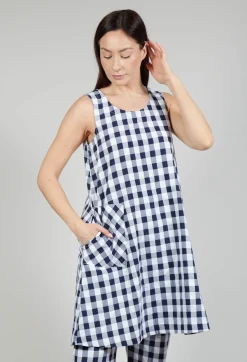 Mamba Dress in Azur Big Check