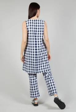 Mamba Dress in Azur Big Check