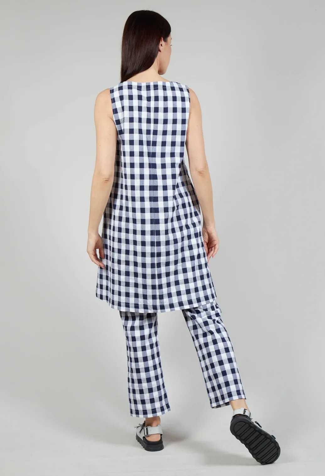 Mamba Dress in Azur Big Check