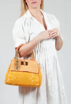 Marion Lace Bag in Orange