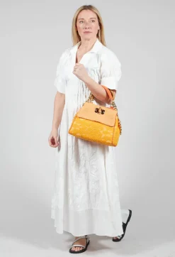 Marion Lace Bag in Orange