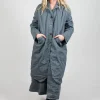 Marta Coat in Zinc Stripe