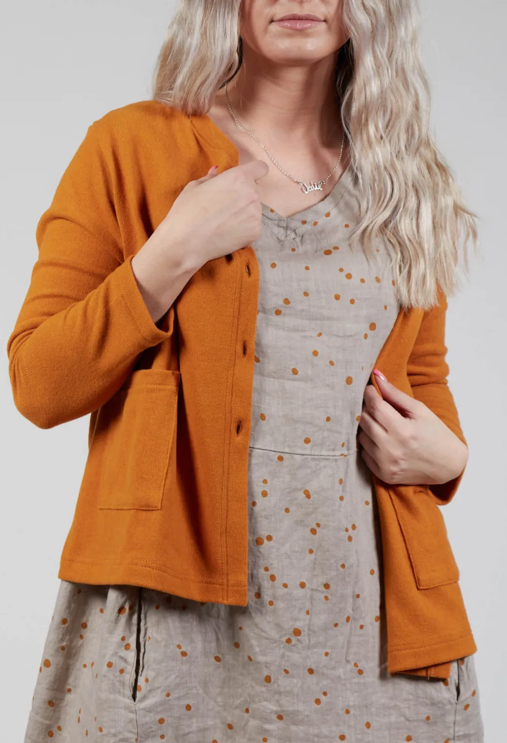 Matita Cardigan In Ambra