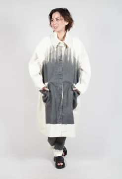 Maxi Pocket Coat in Asteroid Paint