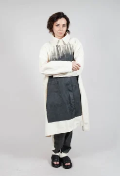 Maxi Pocket Coat in Black Paint