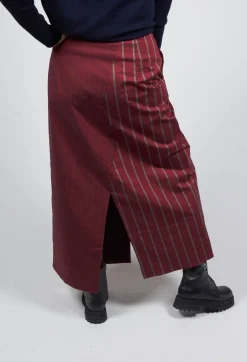 Maxi Skirt in Red
