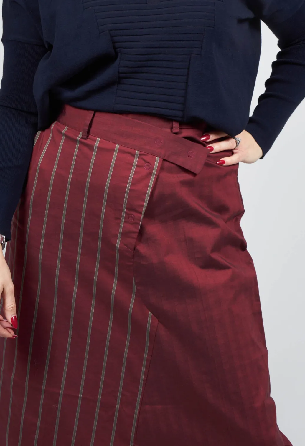 Maxi Skirt in Red