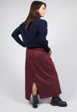 Maxi Skirt in Red